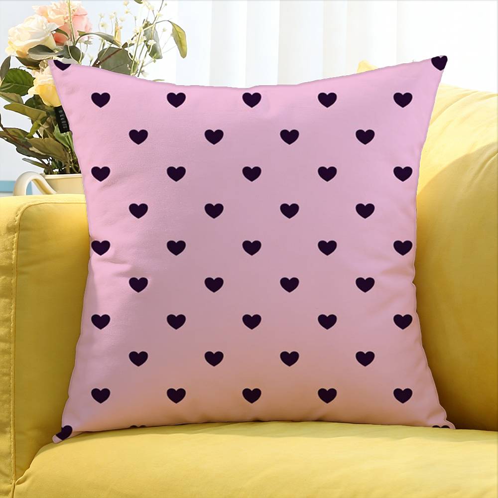 Fashion P-Polka Dot Figure World Various Sizes Square Pillow Case For Car Home Bedchamber Decor