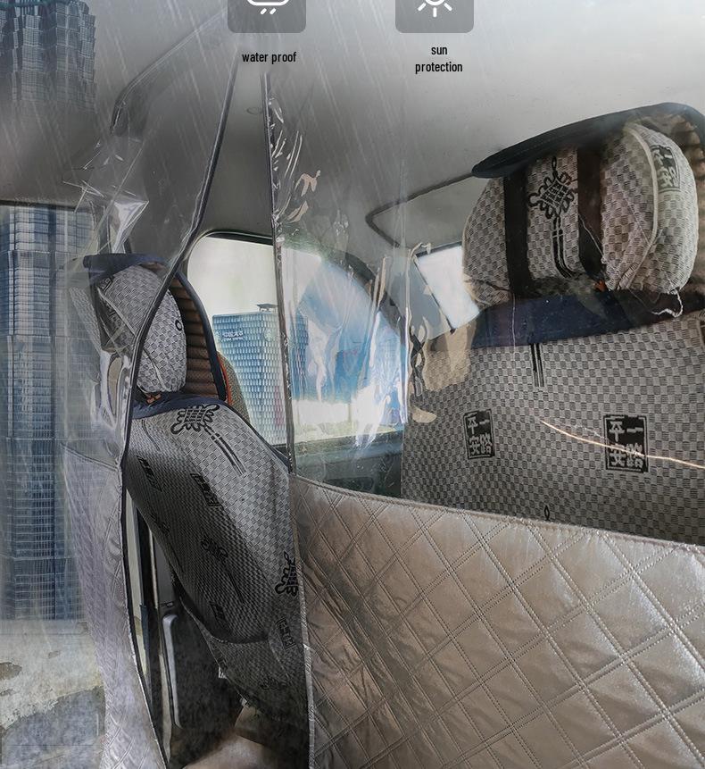 Air Conditioning Partition Curtain for Car Vans - Compatible with Wuling, Changan, Xiaokang, JAC, Jinbei, and Haise