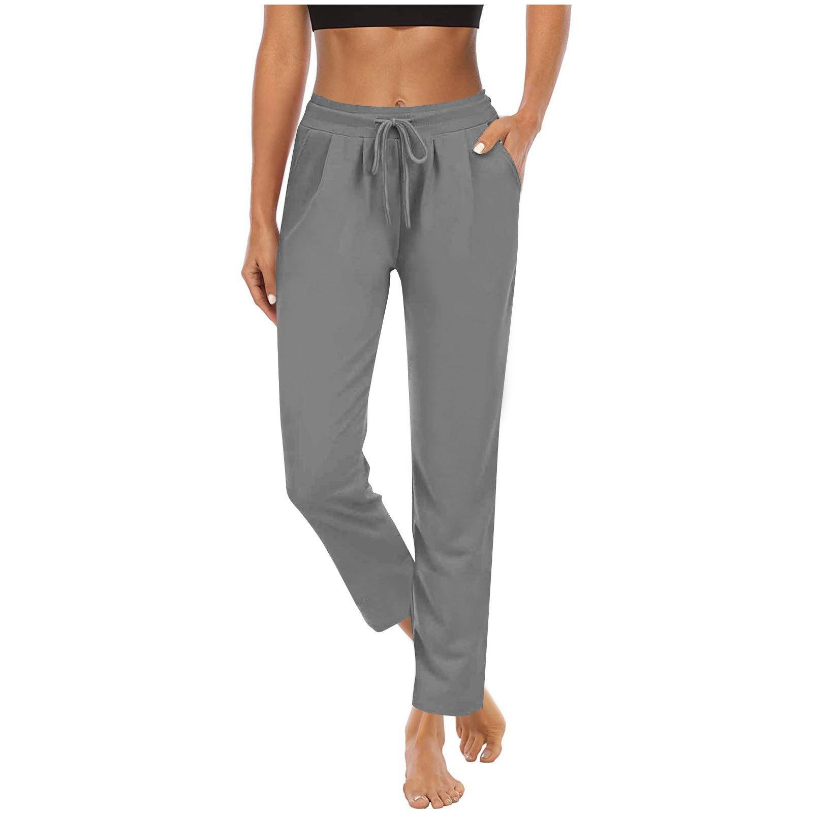 

Женские приталенные брюки с высокой посадкой, кулиской и косыми карманами Small