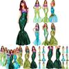 Captivating Floor Length Women Mermaid Costume Cosplay For Halloween And Parties