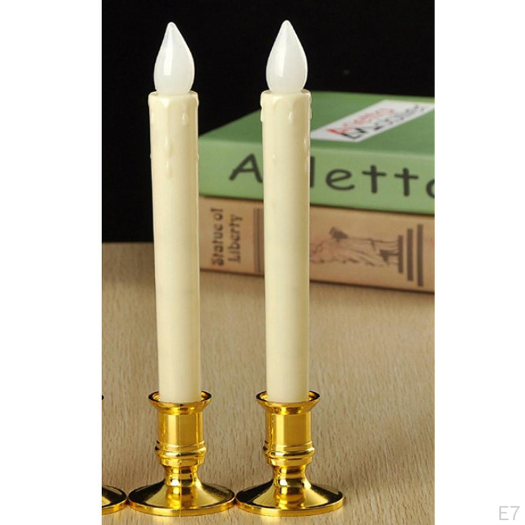 Candles Pillar Tea Light Church Stand Battery Operated