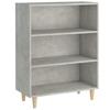 Vidaxl Szafka, Szarość Betonu 69,5X32,5X90 Cm, Materiał Drewnopochodny