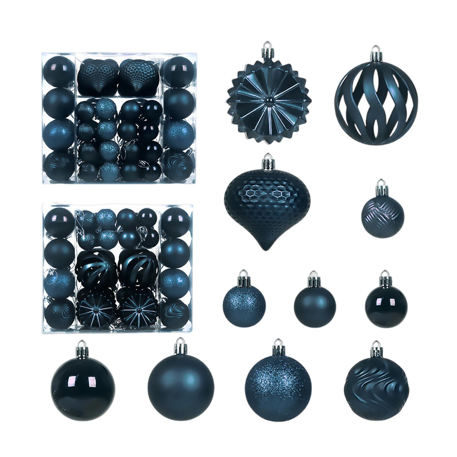 

Christmas Ball Set Of 48pcs, 468cm Irregularly Shaped, Shiny Balls, Christmas Decorations.