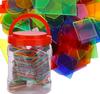 Transparent Geometric Building Blocks: Montessori Educational Toys for Children's Early Learning and Cognitive Development