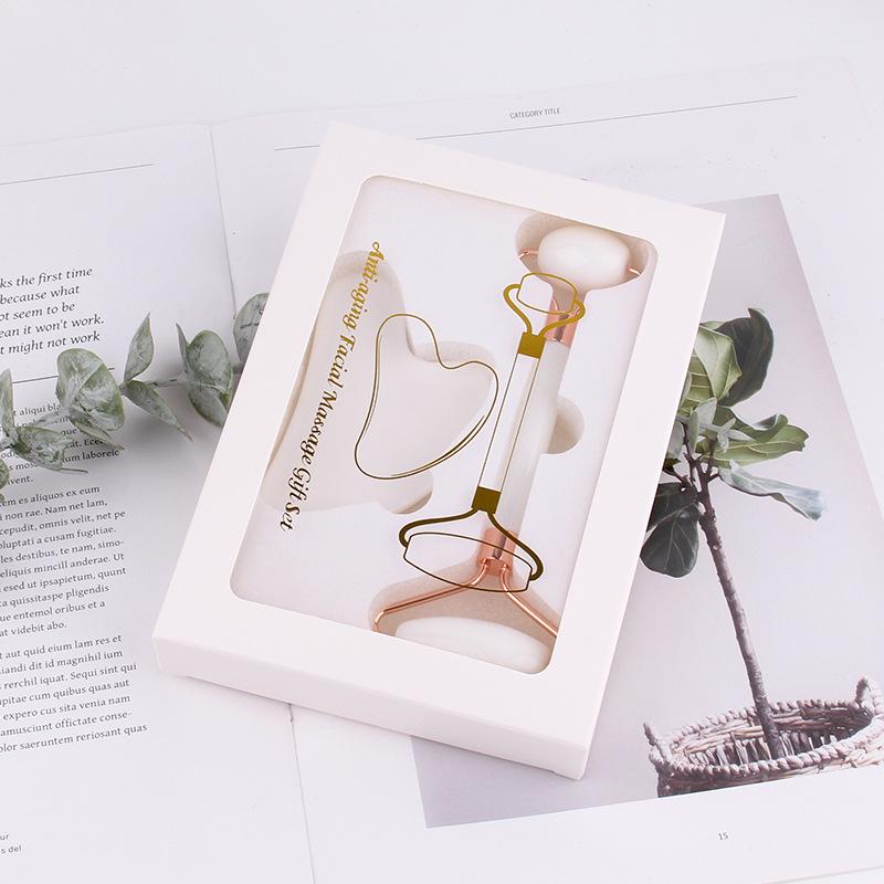 Meridian Gua Sha Facial Massage Roller Set