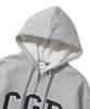 Cgp Arch Logo Boa Hoodie Zip-Up_Dark Grey