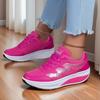 36-43 Women's Plus Size Simple and Fashionable Thick Soled Casual Sports Shoes Rocking Shoes Height Increasing Women's Shoes