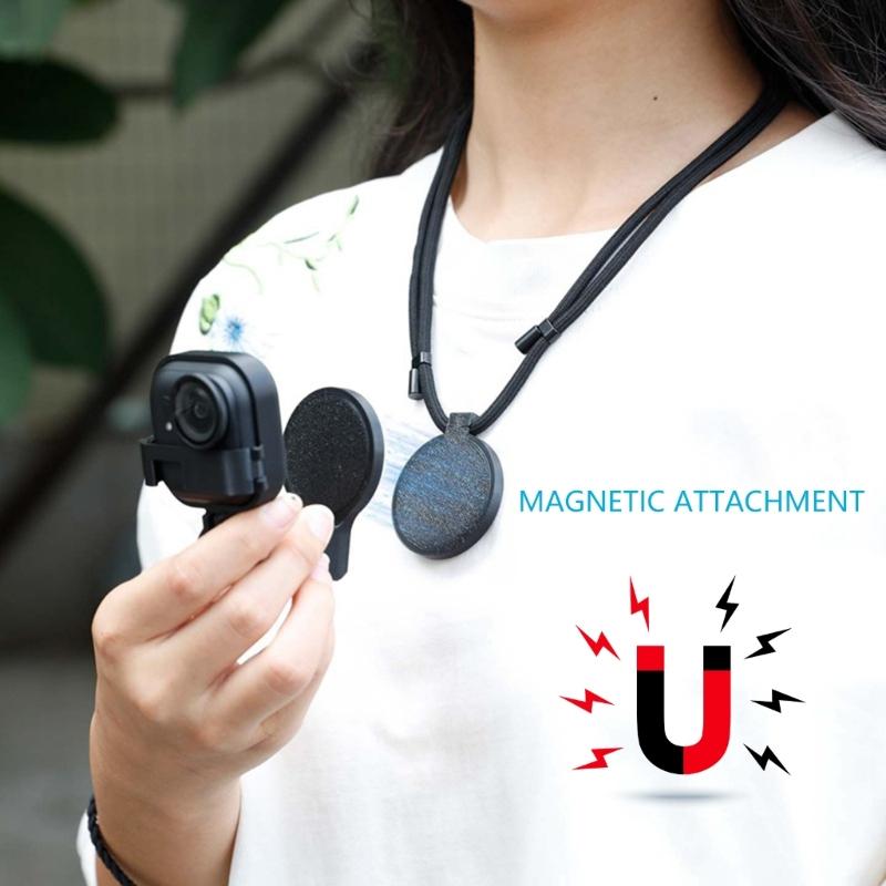 Adjustable Neck Straps Holder With Magnetic Clip for GO Panoramic Camera Accessories