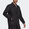 Adidas Sportswear Future Icon Coach-Jacke mit Stehkragen und einreihigem Design Herren Oberbekleidung Schwarz H39794