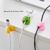 Traceless Cable Organizer: Punch-Free Sticky Thumb Hook Holder