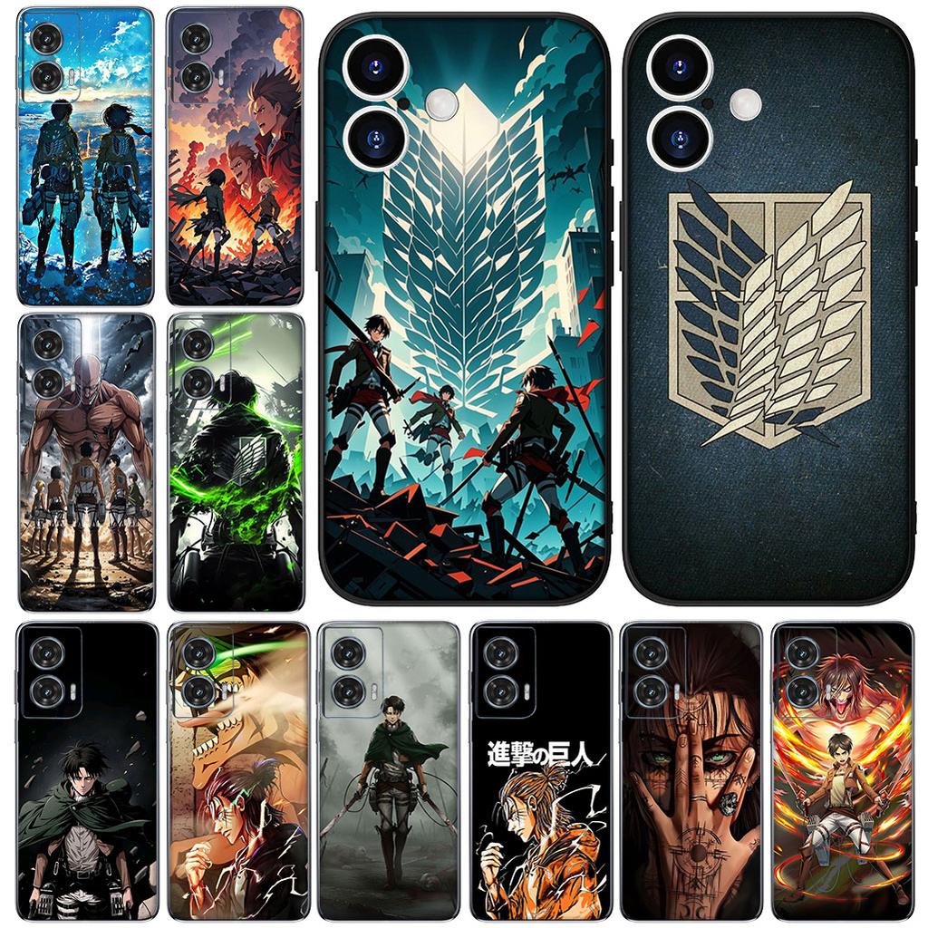Cover Attack On Titan Levi Eren Jaeger for OPPO A40 A80 A60 A38 A79 A15 A16 A17 A18 A58 A78 A57 A53 A40M 4G 5G Phone Case