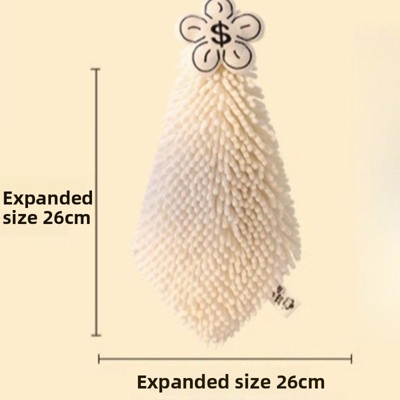 1pcs Hand Towel Hanging Creative Cute Thick Absorbent Quick Drying Handkerchief for Kitchen and Bathroom Towels for Home Use