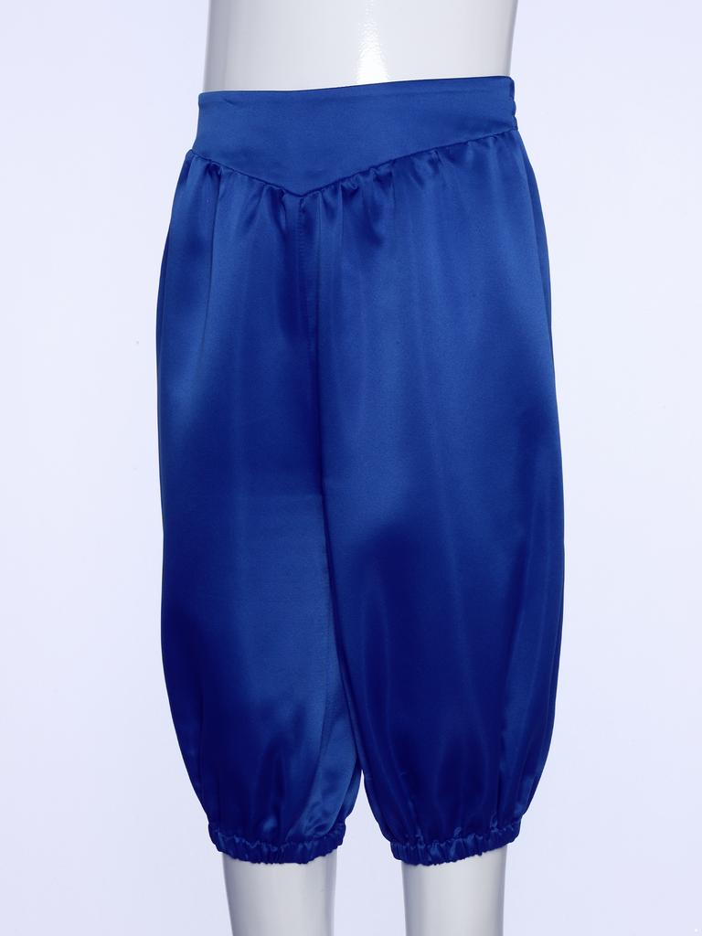 Pantaloni Medievali per Bambini Unisex, Capri a Vita Alta Elastica per Vestirsi Facilmente, per Halloween e Feste a Tema
