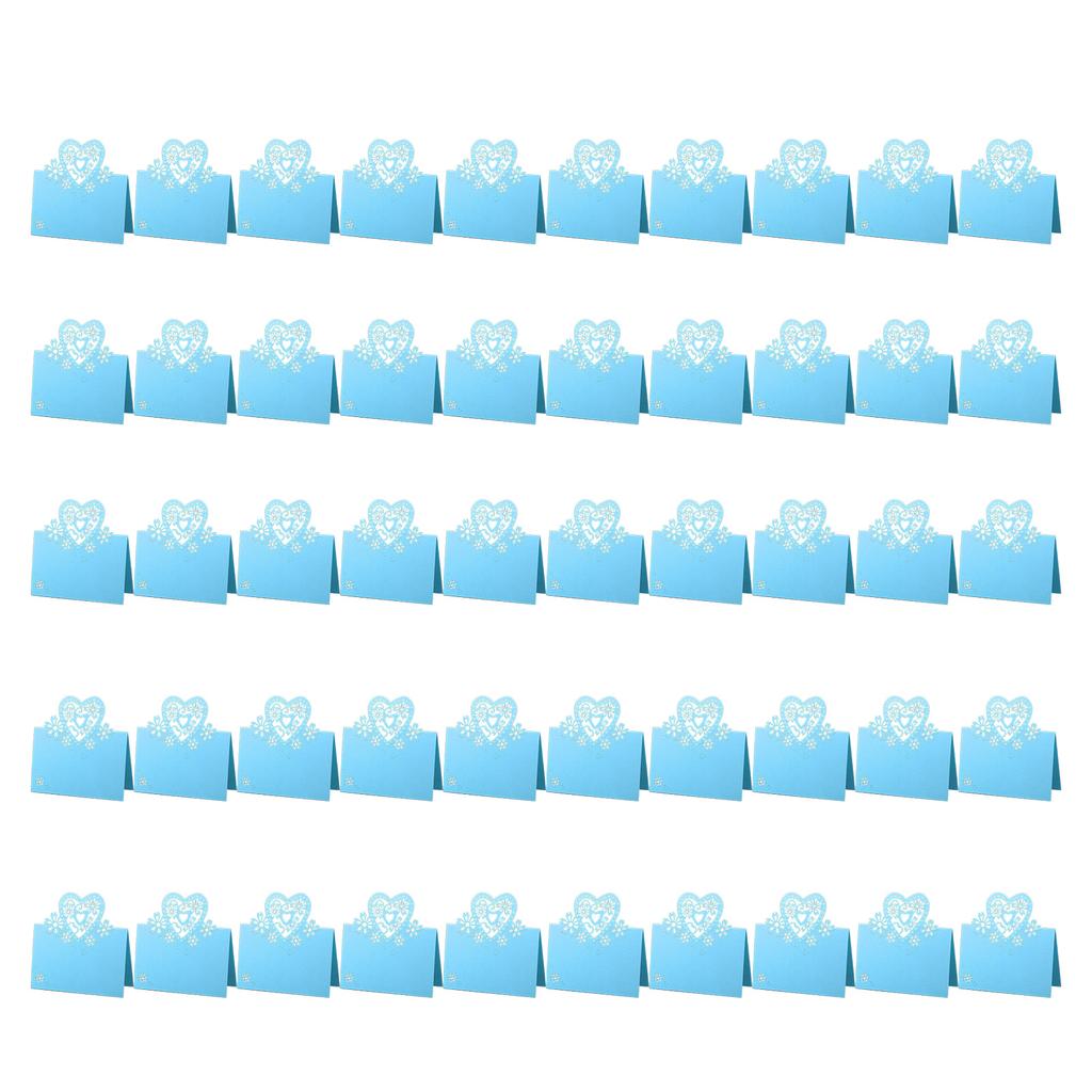 50Pieces Hollow Heart Table Number Cards Wedding Table Name Cards For Bridal Showers Wedding Christmas Banquets Party