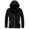 Vêtements d'extérieur amples et de couleur unie pour hommes, été, légers, grande taille, protection solaire, veste coupe-vent imperméable