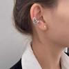Stylish Diamond Star Brooch Ear Clip: Lightweight, Luxury Design for Men & Women Without Piercings