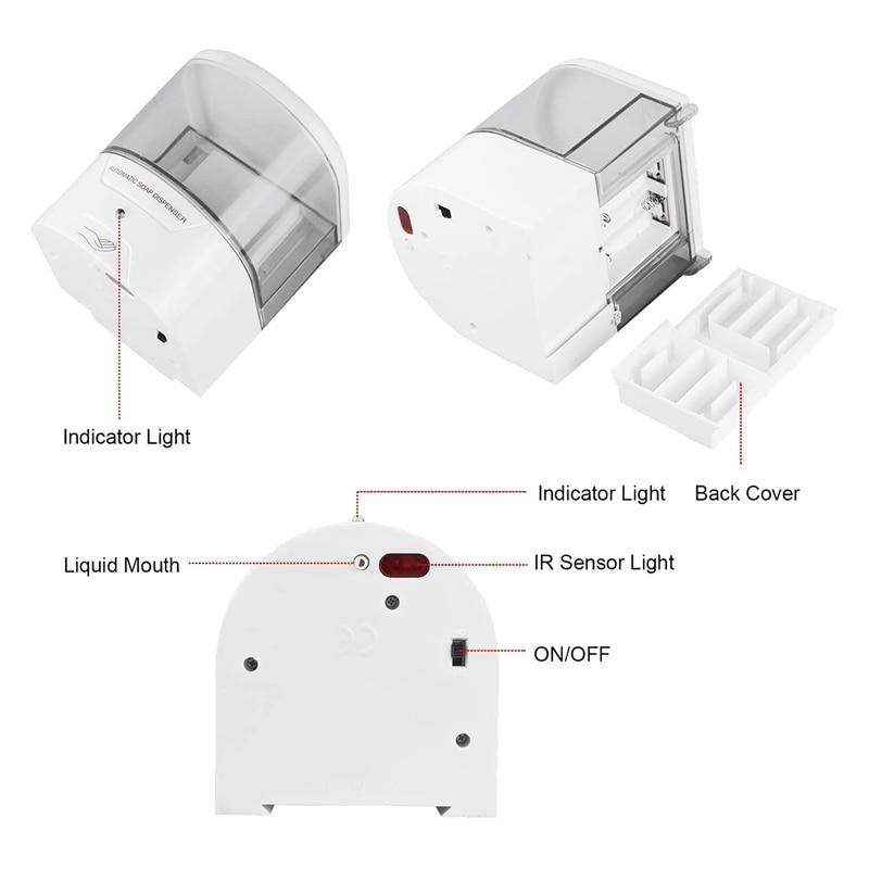 Disinfect Hand Battery Infrared Handheld Touchless Automatic Soap Dispenser | Liquid Soap Dispensers