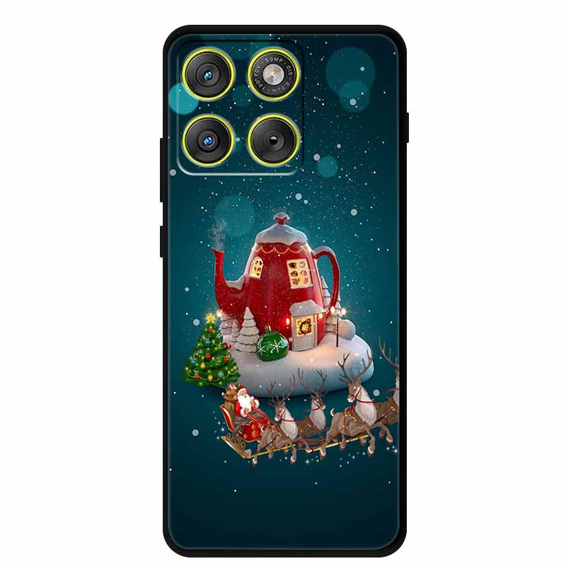 Christmas Phone Cases For Motorola Edge 70 5G Case Silicone Soft Back Cover Christmas Tree for Moto X70 Air 5G Edge70 Back Cover