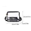 Korean Style PVC Jelly Bag Candy Color Shoulder Bag Simple Transparent Crossbody Bag  Travel