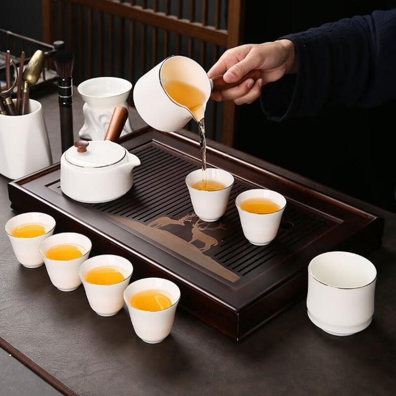Dehua White Porcelain Kung Fu Tea Set
