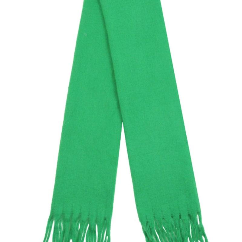 GRAVER [BAG&ACC] Heart Smile Embroidered Bold Muffler_Green