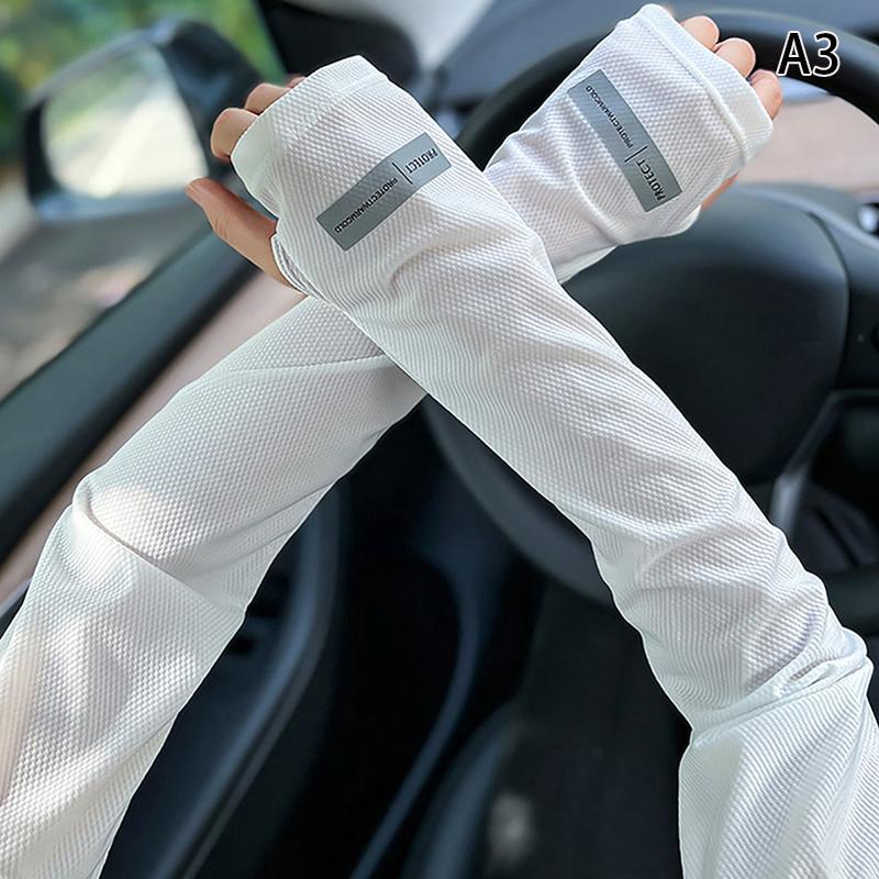 Unisex Cooling Arm Sleeves Hand Protector Cover Sun Protection Sleeve Scarf