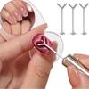 Heart Shaped Cat Eye Magnet Y-shape Cat Eye Nail Magnet Set Love Pattern Magnet Suitable for DIY Gel Polishing Magnetic Tools