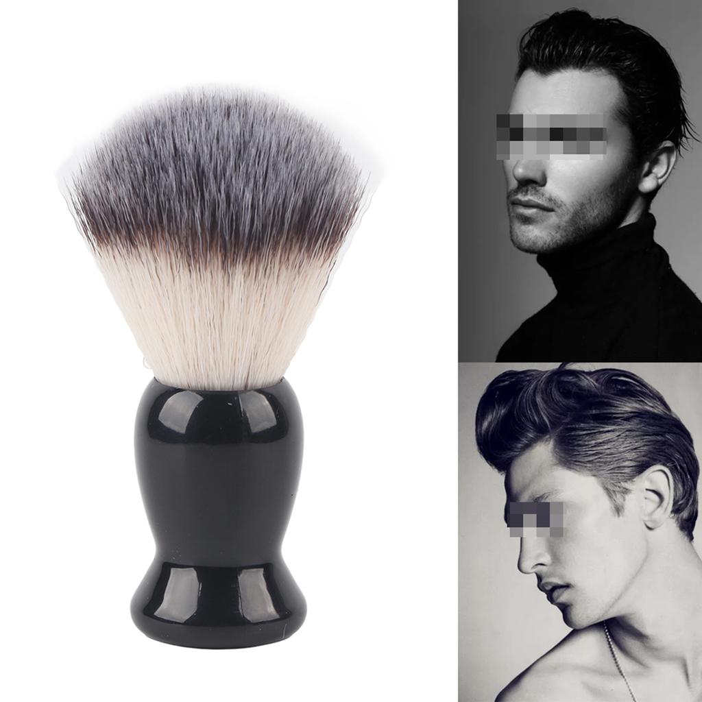 Shaving Brush for Men Beard Mustache Trimming Brush Nylon Hair Barber Salon Shaven Tool