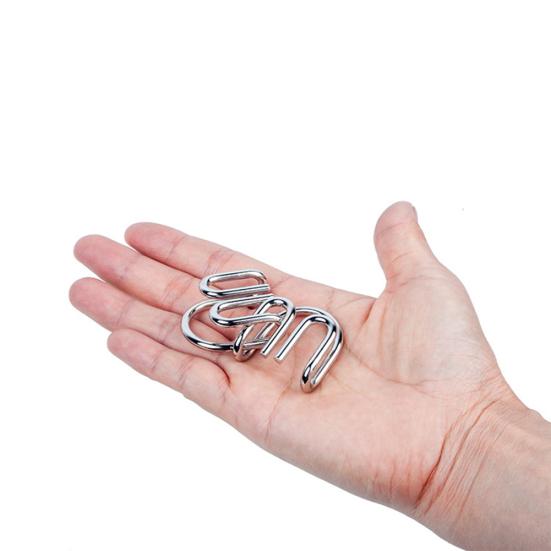 Puzzle Ring IQ Mind Brain Teaser Kids Educational Stress Reliever Trick Game Toy