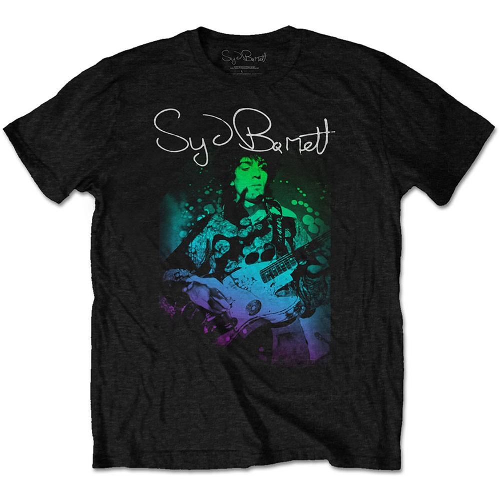Men s Syd Barrett Psychedelic Slim Fit T-shirt Small Black L