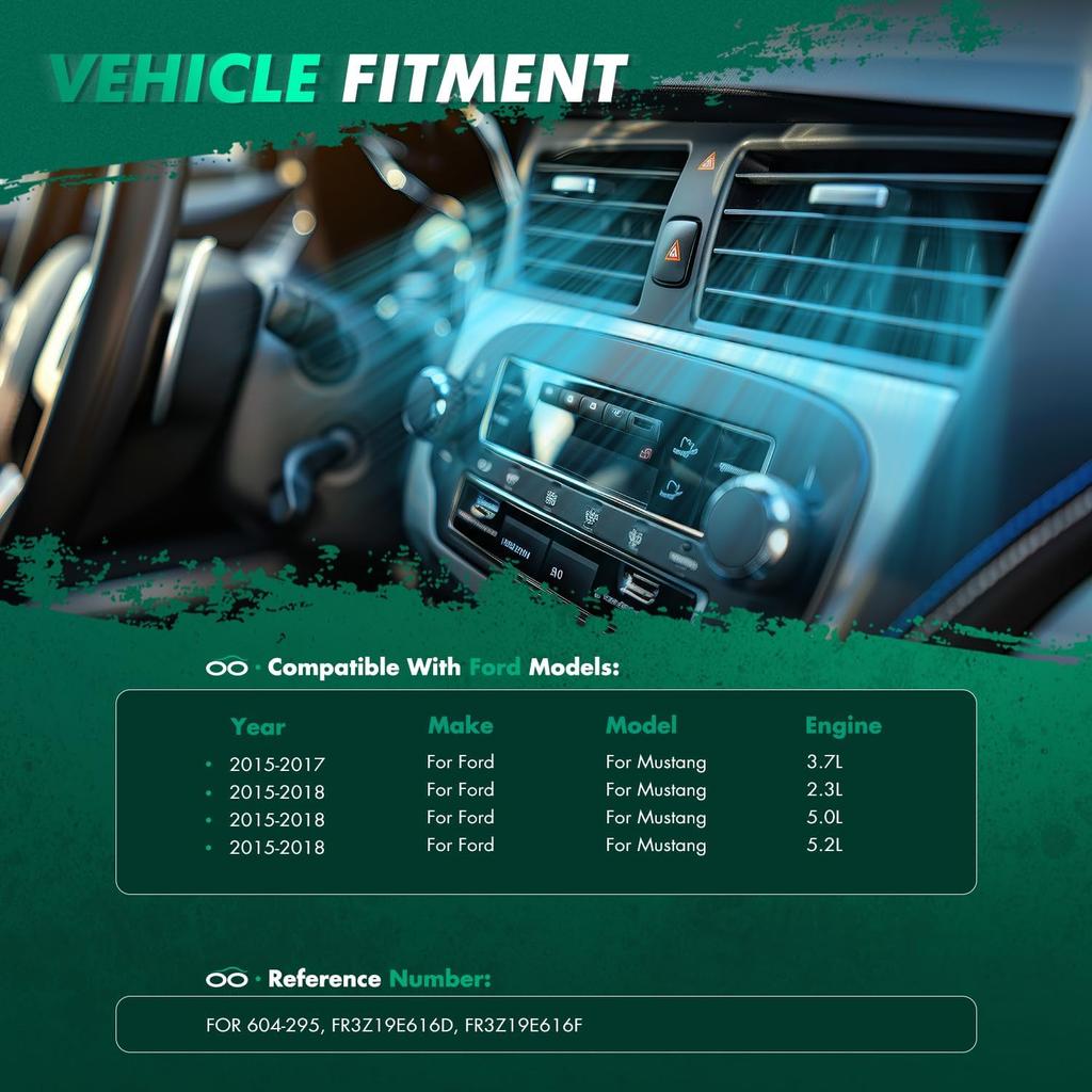 SCITOO HVAC Heizungs-Mischklappen-Stellmotor Ersatz für Ford für Mustang 2015-2018 604-295 Heizungs-Mischklappen-Hebel