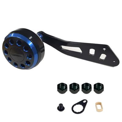 VISPREA Pièces de Moulinet Moulinet Baitcasting Moulinet Tambour Poignée Alliage d'Aluminium 109mm Bouton de Poignée Shimano Daiwa Abu Garcia Pièces Custom Remplacement YU74 et