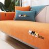 Cartoon Cat Print Chenille Sofa Mat Non-slip Sofa Towel Four Seasons Universal Couch Cushion Cover for Living Room Home Decor