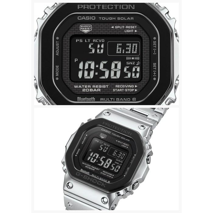 [Casio] G-Shock GMW-B5000BT-1JF Full Metal Bluetooth Solar Watch - Black/Silver