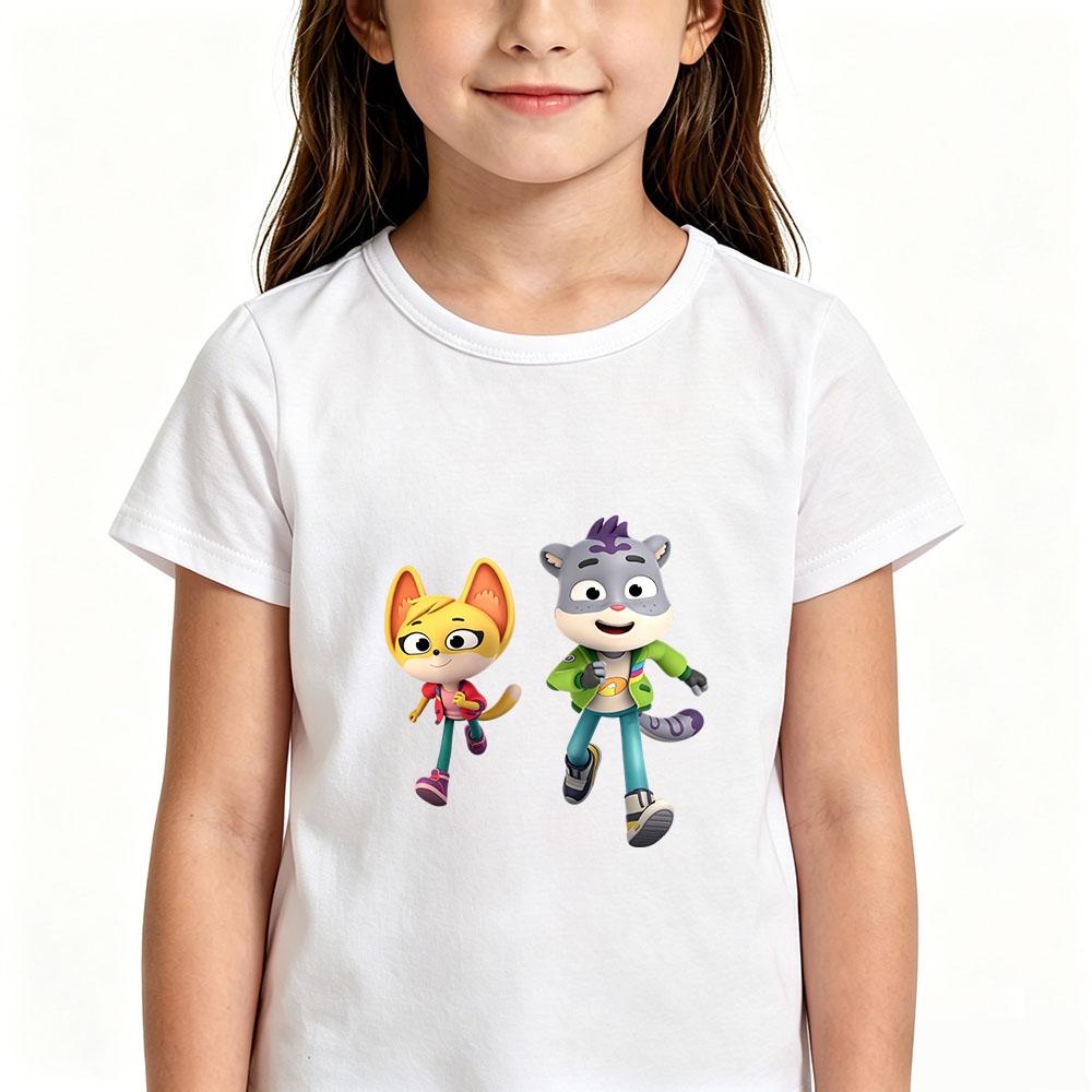 2026 NUOVA La Creature Cases T-shirt per Bambini 100% Cotone Stampa Cartoni Animati 2-12 Anni Unisex Streetwear Manica Corta Casual Girocollo T-shirt