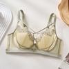 Soft underwire push-up bra, thin lace underwear, small chest push-up, non-empty cup sexy bra