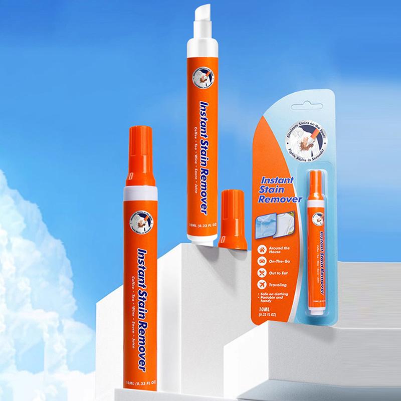 

1 шт. 10 мл Ручка для удаления пятен, не требующая стирки, Портативная, Удобная для путешествий, Эффективна против пятен от еды и напитков, Многоцелевая отбеливающая ручка onesize