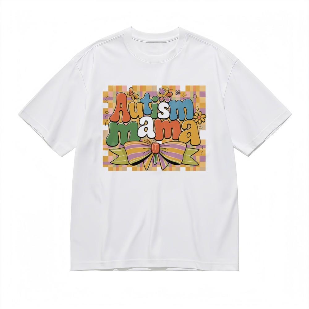 

Men s Slight Stretch Comfy Classic T-Shirt Colorful Awareness Ribbon Design Tee XL