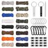 Saitrewed Paracord 4mm 3m Tent Tarp 260kg Load DIY Knitting and Sewing Multipurpose Rope for Camping and Outdoor with Adjustable and Knitting Needle