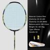 21-30 LBS badmintonracket koolstofvezel man vrouw volwassene hoge elasticiteit duurzaam belangrijk Aanvalsracket verdediging Wedstrijdniveau