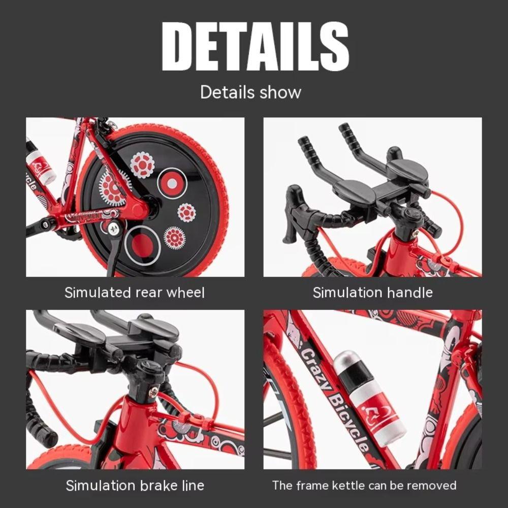 TT Racing Bicycle Model Toy Road Mountain Simulation Bike Finger Mini Bike Bike Lovers
