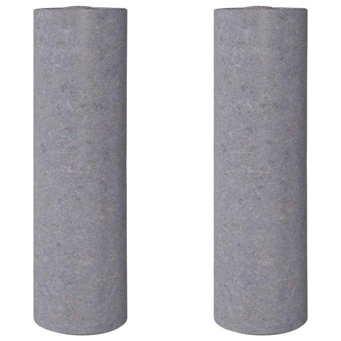 Polaires de peintre antidérapantes 2 pcs 5055 cm 220 g m² gris