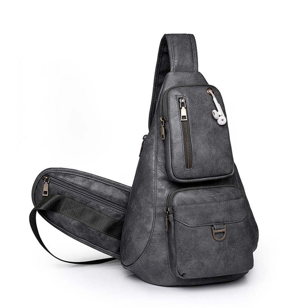 Multifunctional Chest Bag Sling Bag Backpack Large Chest Pocket Shoulder Backpack Casual Daypacks Crossbody Bag for Women
