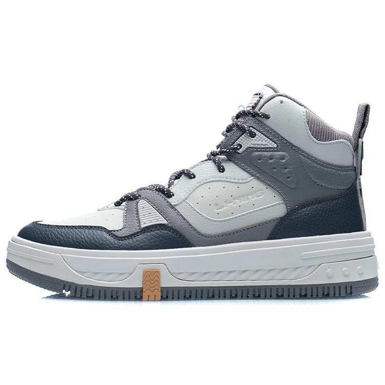 

Новые высокие кеды для скейтборда LiNing The Domain Line Territory Travel Мужские Серые AGCR431-4 39