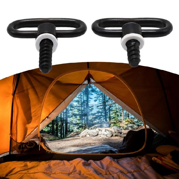 2Pcs Tactically Strap Buckle Strap Hoop Shoulder Buckle Flat Hoop Screw