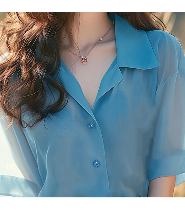 French High-End Sense Niche Unique Exquisite Shirt for Women