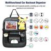 Car Chair Organiser, Car Backseat Organiser With Foldable Tray Table, Car Storage