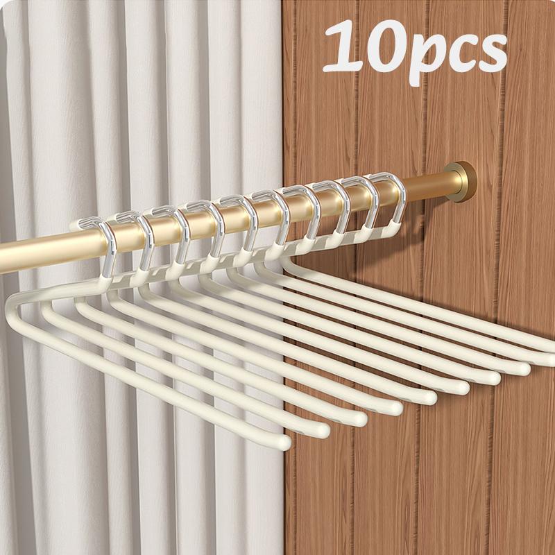 10/20PC Z-Shaped Trouser Rack Goose Type Pants Hanger Opening Goose Shaped Scarf Clothes Rack Wardrobe Storage Rack Hanger