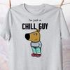 I'm Just a Chill Guy tShirt / Viral Dog Apparel / Gift for Boyfriend Tee / Funny Meme Cotton Shirt / Comical Clothing / Animal Character Top