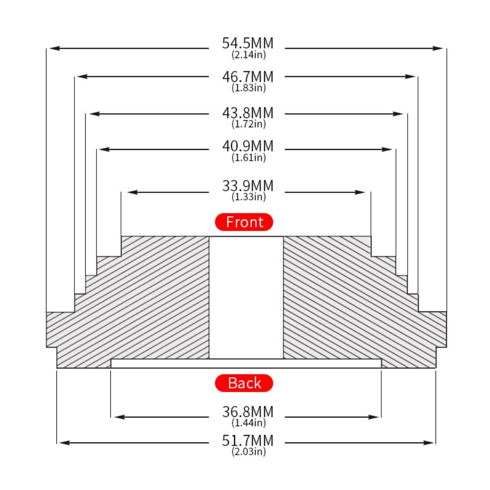 Anodizing Bike Bearing Press Fit CNC Bike Headset Tool Headset Press-In Tool  MTB Bike Repair